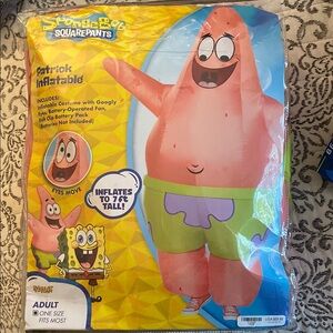 SpongeBob SquarePants Patrick Star Inflatable Costume - Pink and Green